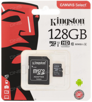   Kingston microSDXC 128  [SDCS/128GB]